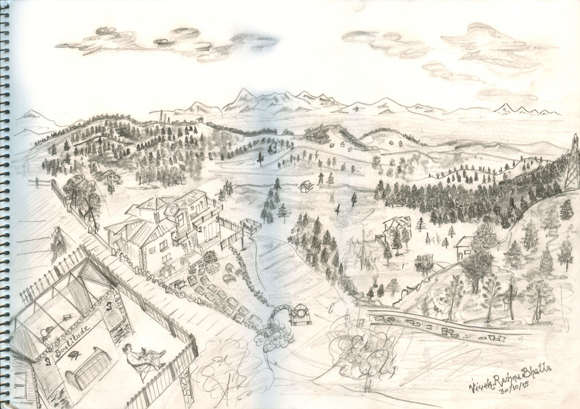 Soulitude Drawing by Vivek Bhalla